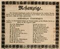 Nürnberger Neujahrsmesse mit Messerschmied J. Heymann, Fürther Tagblatt, 1. Januar 1850
