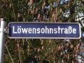 Straßenschild Löwensohnstraße
