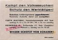 Flyer der "Arbeitsgemeinschaft für bewusstes Leben" für die Gleichstellung der Frau und Abschaffung des § 218, ca. 1930