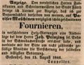 Zeitungsanzeige des Fabrikanten <a class="mw-selflink selflink">Cappeller</a>, August 1846