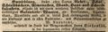 Zeitungsanzeige des Buchbinders W. Rupprecht, Dezember 1839