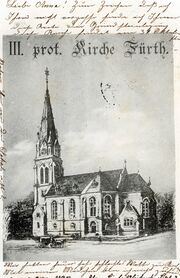 AK St Paul Kirche gel 12 Okt 1907.jpg
