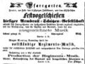 Festvogelschießen anlässliche des 25-jährigen Jubiläums der Armbrust-Schützen-Gesellschaft, August 1861