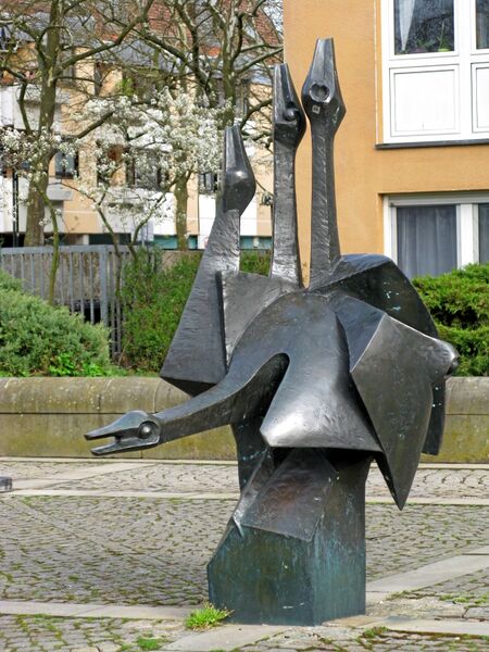 Datei:Bronzegänse Paisleyplatz (ehemals) (1).jpg