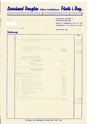 Rechnung Leonhard Dengler 1957.jpg