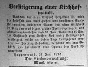 Pfr. Muck versteigert Kirchhof. Fränkischer Kurier 23.1.1873.jpg