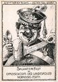 Einladung zum Salvator-Fest bei der Landespolizei Nbg-Fü, gel Mrz 1929
