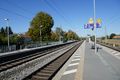 Blick vom Bahnhof Vach Richtung <!--LINK'" 0:22--> Herboldshof, 2019