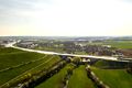 Blick über Atzenhof - davor der Main-Donau-Kanal - links der Hafen, April 2019