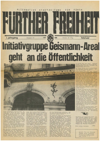 Datei:Fürther Freiheit erste Ausgabe Feb 1982.pdf