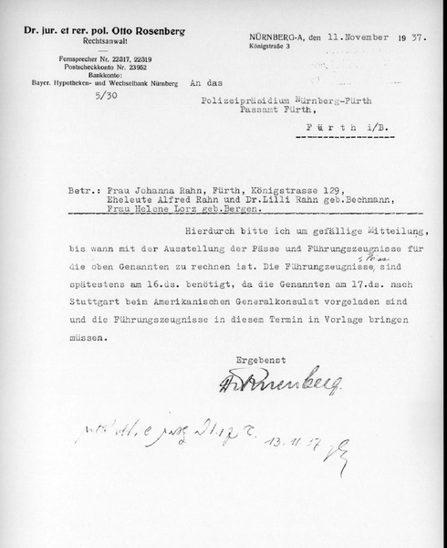 Datei:Lilli Bechmann u. Alfred Rahn Emigration 1937 .pdf