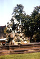 Fotografie vom Centaurenbrunnen am Bahnhofplatz, 1972
