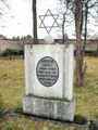 Denkmal für die Opfer des Holocaust auf dem Neuen Jüdischen Friedhof