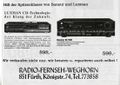 Werbung Radio Weghorn in der Schülerzeitung <!--LINK'" 0:106--> Nr. 1 1989