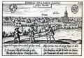 Fürths zweitälteste Stadtansicht. Kupferstich nach einer Zeichnung von Hans Bien, 1631.