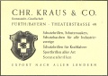 Werbeanzeige der Fa. <a class="mw-selflink selflink">Chr. Kraus & Co.</a> von 1950