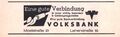 Werbung der Volksbank in der Schülerzeitung <!--LINK'" 0:21--> Nr. 1 1964
