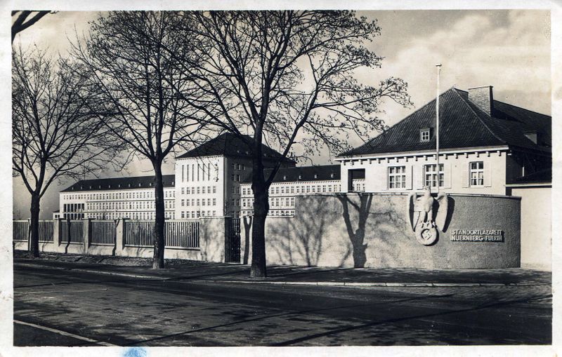Datei:Standortlazarett Nürnberg-Fürth gel 1942.jpg
