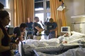 Dreharbeiten am Klinikum für eine Kinofilmproduktion auf der Interims-Zentralen-Notaufnahme im Juli 2013.