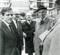 Festliche Veranstaltung mit dem damaligen CSU-Staatssekretär Freiherr von Waldenfels (links im Bild) und OB Kurt Scherzer, Juli 1979