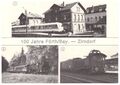 Ansichtskarte zum 100jährigen Bestehen der Rangaubahn zwischen Fürth und Cadolzburg