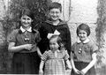 Die Hallemann-Kinder, 1936</br>
v.l.n.r.: Judith, Ralph, Beate Rachel, Eva Esther