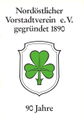 Broschüre <i>90 Jahre Nordöstlicher Vorstadtverein e. V.</i> - Titelseite