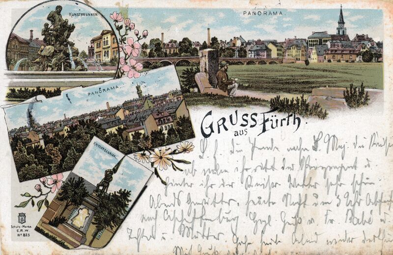 Datei:AK Gruß aus Fürth gel 3 Sept 1897.jpg