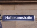 Straßenschild Hallemannstraße