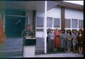 Die Eröffung der "Community Bank" im Gebäude der ehemaligen Commissary im Jahr 1989.